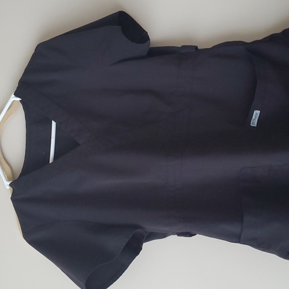 Black Grey's Anatomy Scrub Top